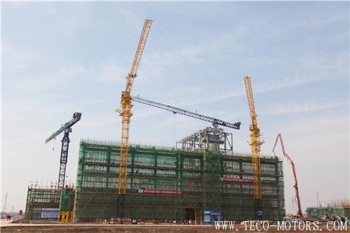 【電廠】江蘇華電如皋熱電聯產工程1號主廠房、2號主廠房A排結構相繼到頂