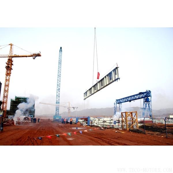 【電廠】寧夏天元熱電聯(lián)產(chǎn)有限公司2×350MW自備熱電廠工程2號機(jī)組鍋爐大板梁順利開始吊裝 - TECO東元電機(jī) | 變頻器·伺服電機(jī)·減速機(jī)·電機(jī)解決方案