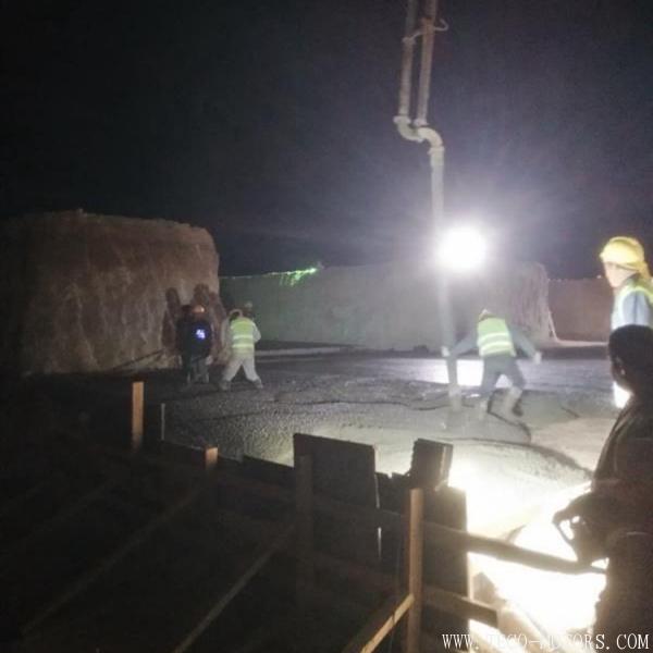 【電廠】約旦阿塔拉特2×235兆瓦油頁巖電廠項目空冷基礎(chǔ)墊層混凝土澆筑完成