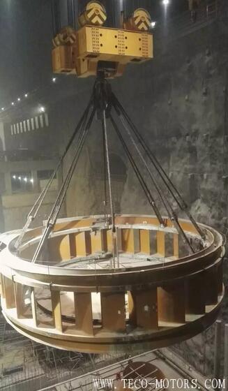 【電廠】烏東德水電站工程12臺機組座環全部吊裝完成 - TECO東元電機 | 變頻器·伺服電機·減速機·電機解決方案