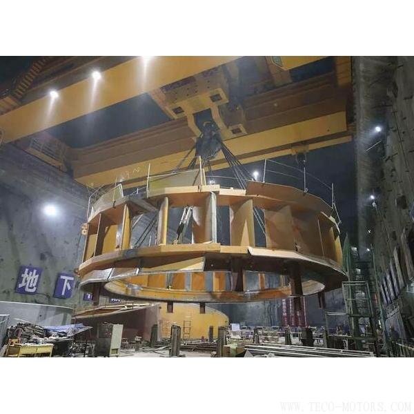 【電廠】烏東德水電站工程12臺機組座環全部吊裝完成 - TECO東元電機 | 變頻器·伺服電機·減速機·電機解決方案