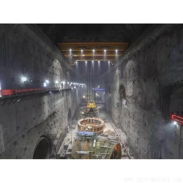 【電廠】烏東德水電站工程12臺機組座環全部吊裝完成 - TECO東元電機 | 變頻器·伺服電機·減速機·電機解決方案