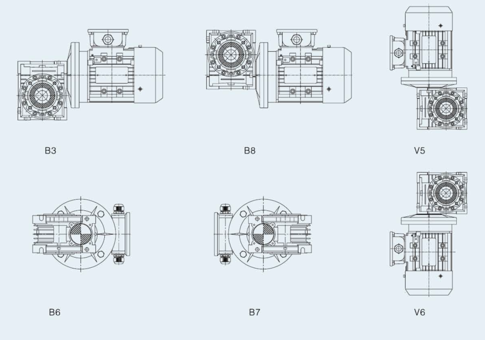 東元RV蝸輪蝸桿減速機 - TECO東元電機 | 變頻器·伺服電機·減速機·電機解決方案