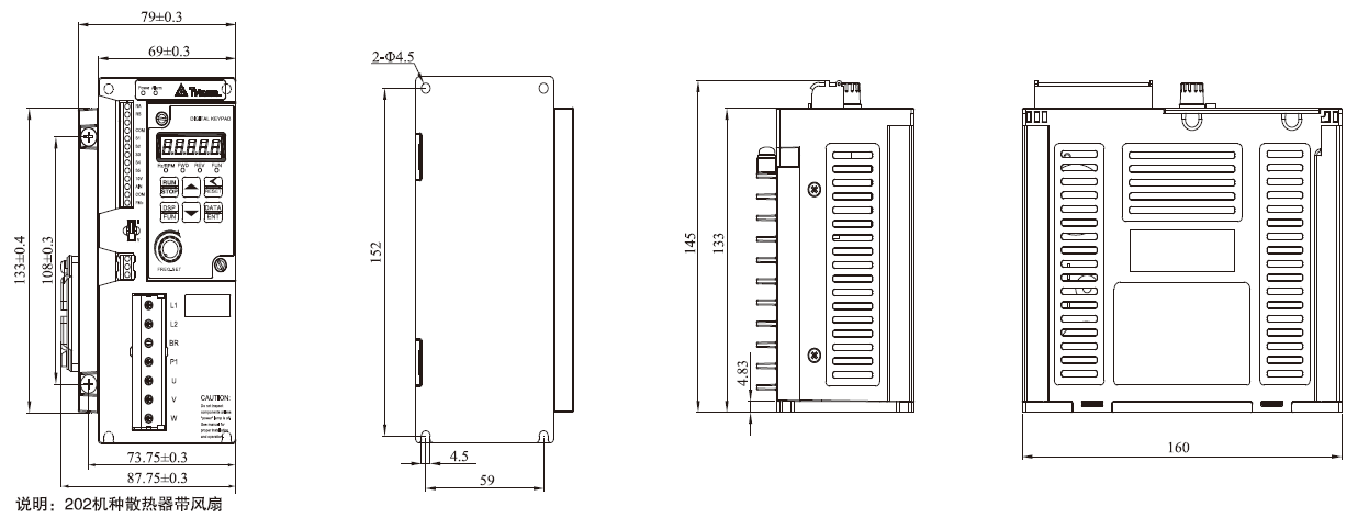S310-201-H1BCD  0.75KW變頻器 - TECO東元電機 | 變頻器·伺服電機·減速機·電機解決方案