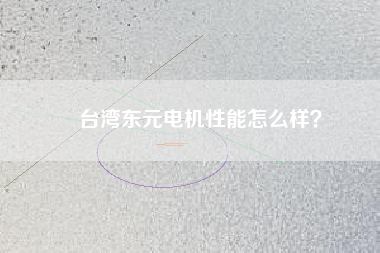 臺灣東元電機(jī)性能怎么樣?